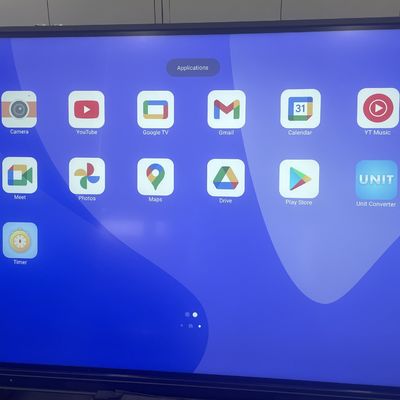 新しいAndroid 75インチ インタラクティブなフラットパネル スマートクラスと会議