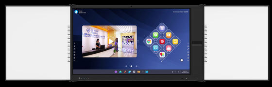 iBoard Factory Android 14 8+128G インタラクティブなフラットパネル 高コントラスト 1200:1 カーソール速度 100 ドット/S 20 タッチポイント スクリーンシェア インタラクティブなホワイトボードに対応