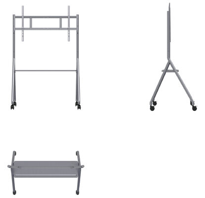 インタラクティブなホワイトボードスタンド テレビ スマートテレビ/IFPD 43-86インチサイズ用のモバイルスタンド