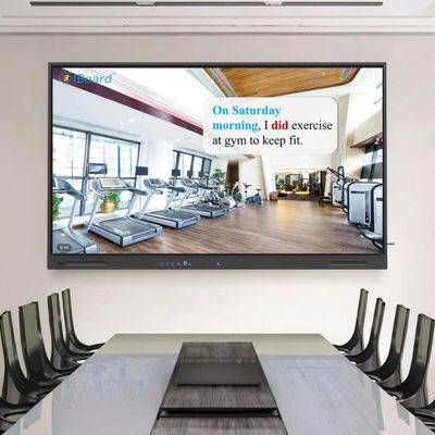 65インチ 4K UHD インタラクティブなフラットパネル スマートテレビ 新型Android システム機器 教室事務会議