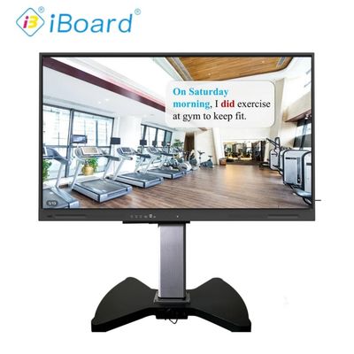 65インチ 4K UHD インタラクティブなフラットパネル スマートテレビ 新型Android システム機器 教室事務会議