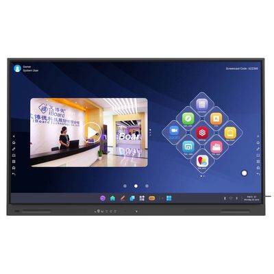 75インチ IBoard Ultra HD 4K 解像度 インタラクティブなフラットパネルディスプレイ デジタルインタラクティブなホワイトボード マルチタッチスクリーン,アンチブレア & 耐久性スクリーン