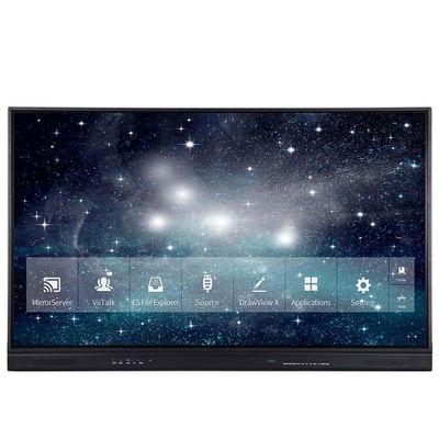 75インチ EDLA認定インタラクティブフラットパネルディスプレイ 教育教室とビジネス,オフィスのためのスマートタッチスクリーンモニター スマートインタラクティブパネル Android 14 & Windows 双重システム IFPD