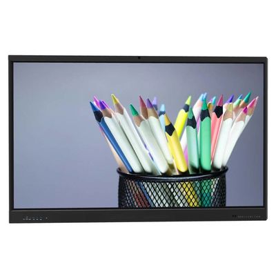 LCD スマートボード 75 インチ IFP アンドロイド 14 8+128G カメラ マイク スピーカー ライト センサ ワイファイ 赤外線 50 タッチポイント 学校 オンライン 教務室 ズーム チーム 会議