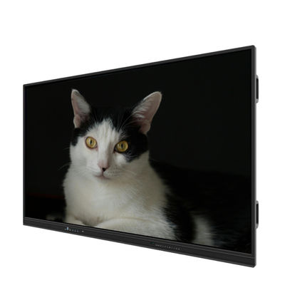 98インチ4Kインタラクティブフラットパネル アンドロイド 14 8+128GB デジタルスマートタッチスクリーン アンドロイド OPS モバイルスタンド 教室での会合のためのオプション