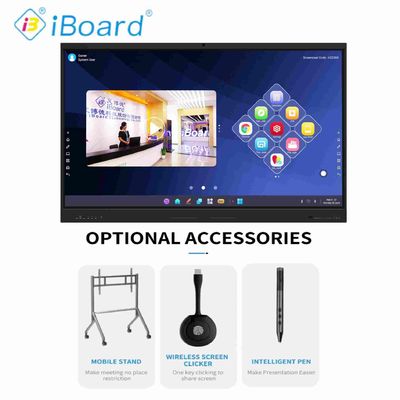 工場価格 iBoard 65インチ インタラクティブフラットパネル 赤外線タッチスクリーンおよび3G RAM