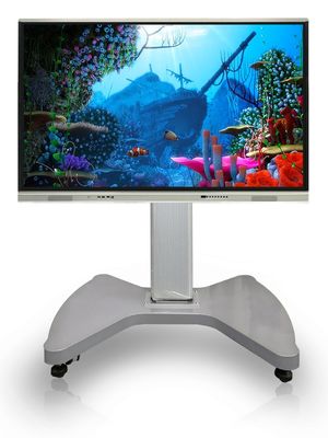 赤外線インタラクティブなホワイトボード QRコード共有 ミュイルトタッチ 50タッチポイント モーデンデザイン インタラクティブなフラットパネルディスプレイ