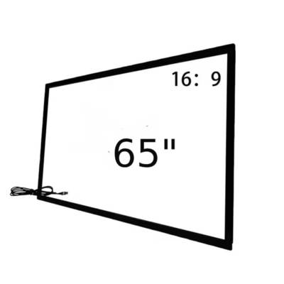 赤外線タッチフレームオーバーレイ 32 43 49 55 65 75 インチ 40 赤外線タッチポイント USB接続 デジタルキオスク トーテム TVモニター用