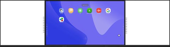 IBoard Factory Android 14 8+128G Win 11 Dual System Interactive Flat Panel IR 20 Touch Supported With Screen Share Interactive Whiteboard With Marker Pen Chalk Writing Side Board For School Education