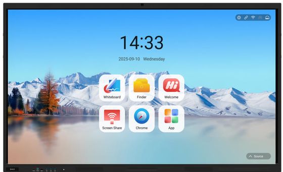 工場卸売 iBoard インタラクティブホワイトボード Android 14 8+128G インタラクティブフラットパネルディスプレイ オールインワン Windows オプション ワイヤレススクリーンプロジェクション インタラクティブホワイトボード 学校教育用