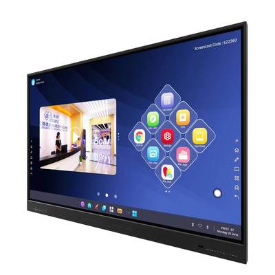 Iboard YL5W-75 Android 13.0 8G 128G 500cd/m2 パンフレット スピーカー、Wi-Fi、カメラ、マイク搭載 学校プロジェクト、オフィス会議用