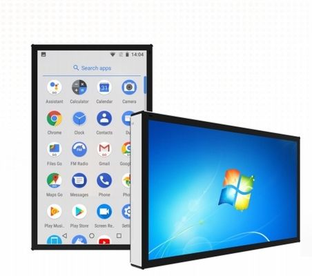 タッチスクリーンキオスク 55インチ デジタル Android スタンド型 赤外線 PCAP タッチ フロアスタンド 壁掛けオプション Windows OPS スーパーマーケット オフィス 商業用