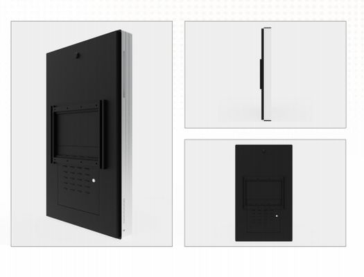 65インチ壁掛け赤外線タッチスクリーンキオスク、4K解像度、内蔵スピーカー