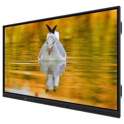 Android 14搭載LEDインタラクティブホワイトボード、超微細赤外線タッチ、学校や会議向けオプションカメラマイク