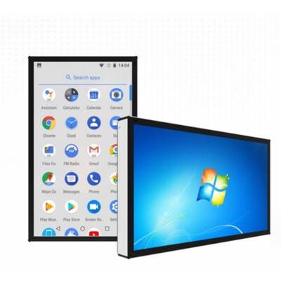32インチデジタル広告モニターAndroid PC OSウォールタッチスクリーンショップ空港ホテル用