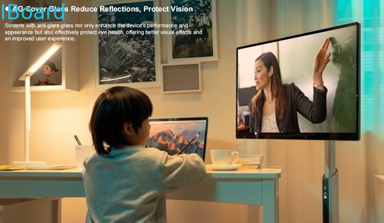 32インチ ワイヤレスインタラクティブホワイトボード（内蔵カメラ、ポータブルスマートスクリーンTV付き）