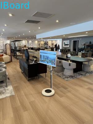 32インチ ワイヤレスインタラクティブホワイトボード（内蔵カメラ、ポータブルスマートスクリーンTV付き）