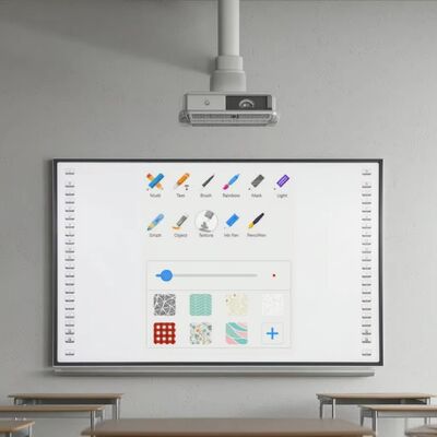 90インチの教室の赤外線Interacitve Whiteboardプロジェクターwhiteboard