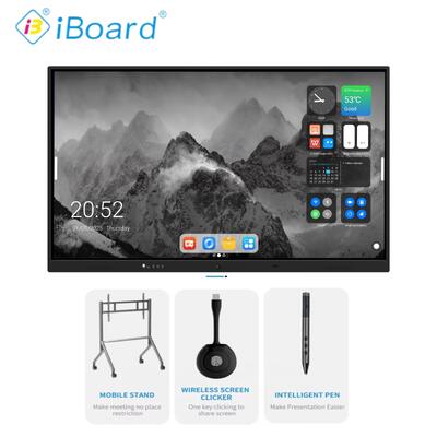 IBoard 4K Ultra HD インタラクティブなホワイトボード,赤外線タッチ技術とスマート教学のためのダブルオペレーティングシステム