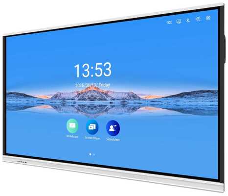 4K UHDディスプレイ、20/40タッチポイント搭載86インチインタラクティブホワイトボード、協調学習向け