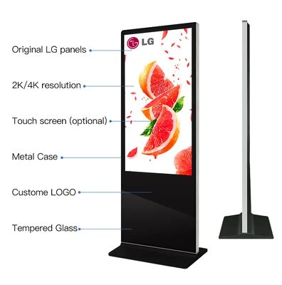 iBoard 出荷準備完了 LCD 広告ディスプレイ画面 フロアスタンディングサイネージおよびデジタルディスプレイ 屋内屋外キオスク ウォールビデオ