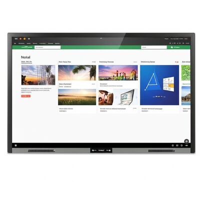 Wi-Fiおよび統合された教育ソフトウェアを搭載した、ポータブル75インチゼロギャップインタラクティブホワイトボード