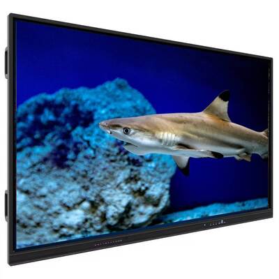 インタラクティブなフラットパネル 20点タッチ 350 Cd/m2 明るさと 50,000 Hrs ライフタイム 強化教学と協力