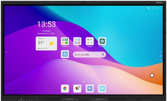 教室会議ディスプレイ用の98インチのスマートボード対話型フラットパネル
