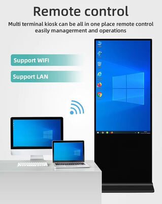 Android WIFI と FHD LCD スマート広告ディスプレイのデジタルサインキオスク