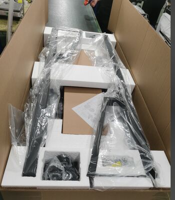 65インチ~100インチディスプレイ用 高さ調節可能 モバイルテレビカートスタンド