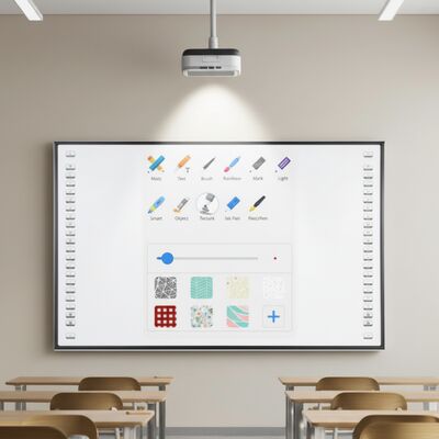 75インチ オールインワン インタラクティブなホワイトボード 赤外線技術と20点容量タッチ画面