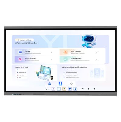 iBoard 75インチ アンドロイド 16 グーグル EDLA 認証 AI インタラクティブなフラットパネル スマートボード