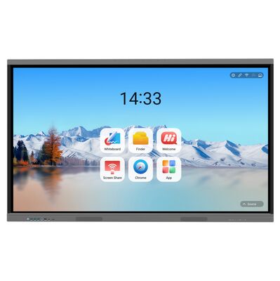 iBoard 75インチ アンドロイド 16 グーグル EDLA 認証 AI インタラクティブなフラットパネル スマートボード