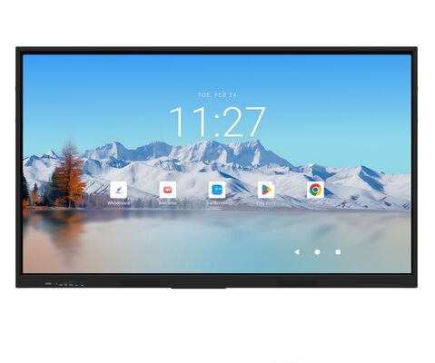 iBoard 75インチ アンドロイド 16 グーグル EDLA 認証 AI インタラクティブなフラットパネル スマートボード