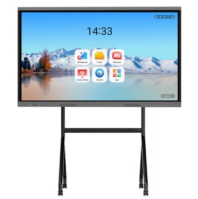 iBoard 75インチ アンドロイド 16 グーグル EDLA 認証 AI インタラクティブなフラットパネル スマートボード