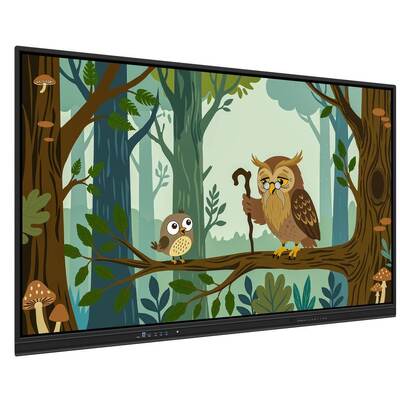 75インチ Android 4K LED インタラクティブボード 指タッチ USBプロジェクションホワイトボード