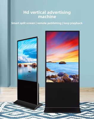 43/55インチ HD 屋内縦型広告キオスク オールインワン LCDディスプレイ タッチインタラクティブスクリーン デジタルサイネージ