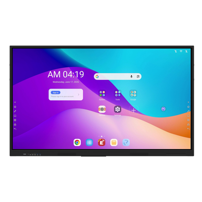 75インチ Google EDLA 認定 Android 16 インタラクティブなスクールミーティングのディスプレイ