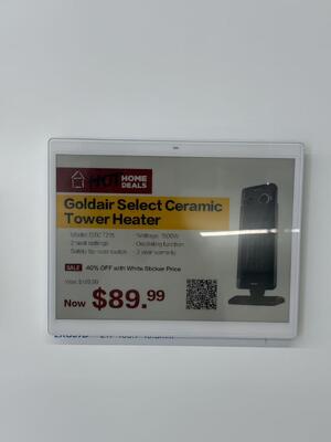 スマートオフィス スーパーマーケット Eインクディスプレイ 価格タグ 4色 電子棚ラベル