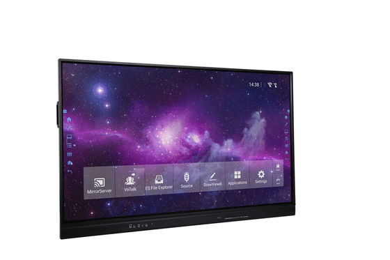 86" 0のギャップLCDスマートな板多接触移動式立場の取付け