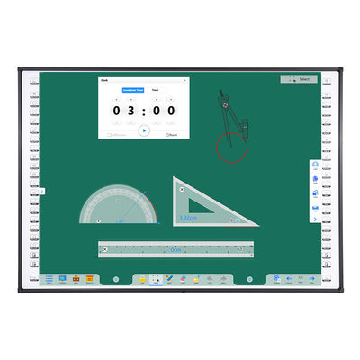 Hotkeysと壁に取り付けられた10ポイント タッチ画面の教授板