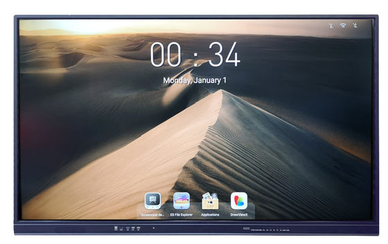 IR インタラクティブなフラットパネル デジタルボード 55 インチ スマートタッチスクリーン