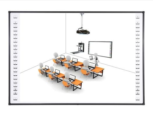 81 82インチの相互Whiteboard IWB指の接触陶磁器のナノの表面のwhiteboard