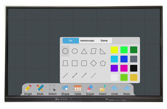 86" LED相互Whiteboard極度の細いフレームの壁の台紙