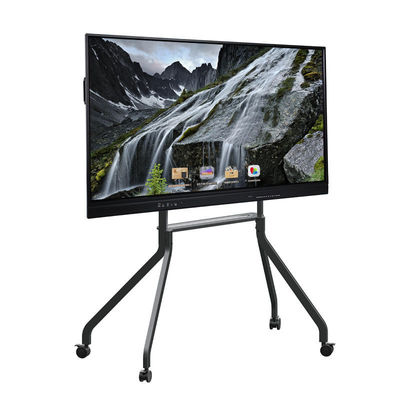 65インチ LEDインタラクティブホワイトボード、Androidスマートフラットパネル 20/40タッチポイント 赤外線 ブラックカラー