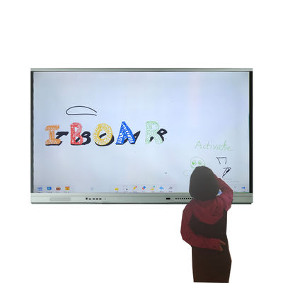 3840*2160 LCD 教務板 5ms インタラクティブなタッチボード Windows Linux ビジネスや学校教育のための赤外線