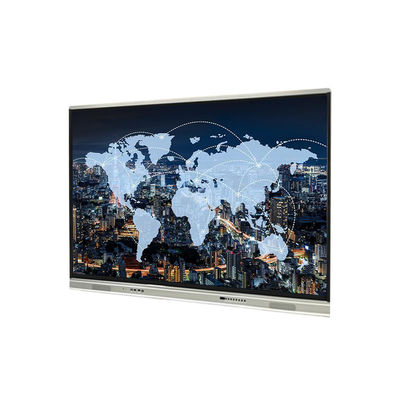 75インチの相互タッチ画面Whiteboard 1651x929mm、Android8.0、黒く、銀製