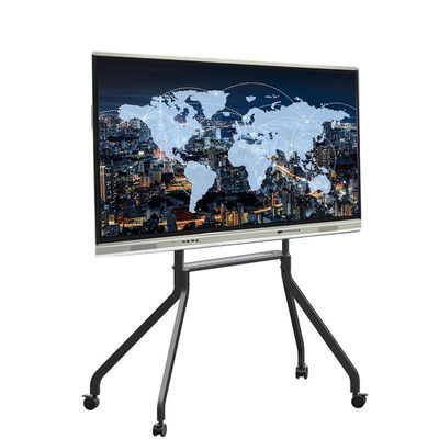 75インチの相互タッチ画面Whiteboard 1651x929mm、Android8.0、黒く、銀製