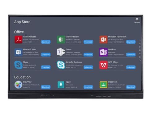 opsコンピュータが付いている98インチのスマートな板相互フラット パネル ディスプレイ