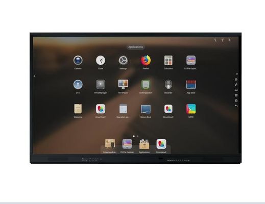 4K Ultra HD インタラクティブ ホワイトボード プレゼンテーションをエンゲージングにするためにグラード AG パネルにスピーカーを組み込みます